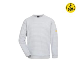 Sweat ESD molletonné Coton | Gris