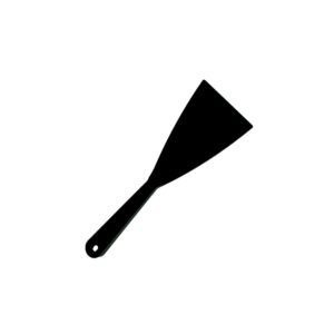 Spatule plastique noire ESD | largeur 55mm | Lot de 5 | DEK