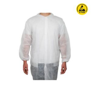 Blouse jetable ESD I Blanc