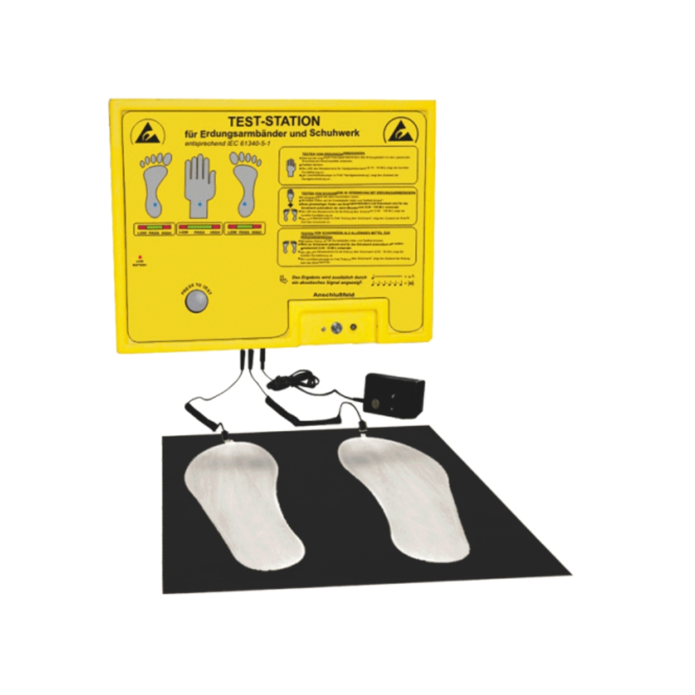 Testeur bracelet et chaussures avec contrôle d’accès – Français